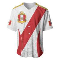 Peru Football Custom Baseball Jersey La Bicolor Arriba Peru
