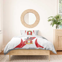 Peru Football Custom Bedding Set La Bicolor Arriba Peru