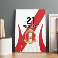 Peru Football Custom Canvas Wall Art La Bicolor Arriba Peru LT9
