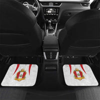 Peru Football Custom Car Mats La Bicolor Arriba Peru