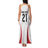 Peru Football Custom Family Matching Tank Maxi Dress and Hawaiian Shirt La Bicolor Arriba Peru