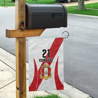 Peru Football Custom Garden Flag La Bicolor Arriba Peru
