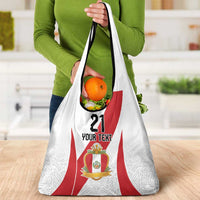 Peru Football Custom Grocery Bag La Bicolor Arriba Peru LT9