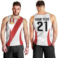 Peru Football Custom Men Tank Top La Bicolor Arriba Peru
