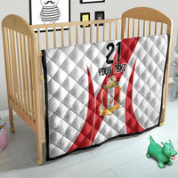 Peru Football Custom Quilt La Bicolor Arriba Peru LT9