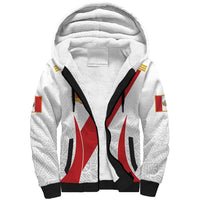 Peru Football Custom Sherpa Hoodie La Bicolor Arriba Peru