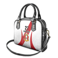 Peru Football Custom Shoulder Handbag La Bicolor Arriba Peru