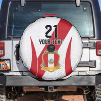 Peru Football Custom Spare Tire Cover La Bicolor Arriba Peru LT9