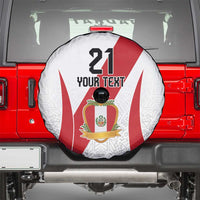 Peru Football Custom Spare Tire Cover La Bicolor Arriba Peru LT9