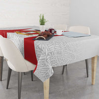 Peru Football Custom Tablecloth La Bicolor Arriba Peru LT9