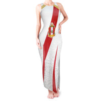 Peru Football Custom Tank Maxi Dress La Bicolor Arriba Peru