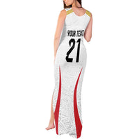 Peru Football Custom Tank Maxi Dress La Bicolor Arriba Peru