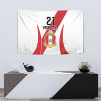 Peru Football Custom Tapestry La Bicolor Arriba Peru