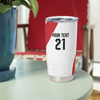 Peru Football Custom Tumbler Cup La Bicolor Arriba Peru