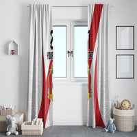 Peru Football Custom Window Curtain La Bicolor Arriba Peru LT9