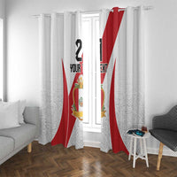 Peru Football Custom Window Curtain La Bicolor Arriba Peru LT9