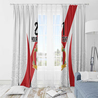 Peru Football Custom Window Curtain La Bicolor Arriba Peru LT9
