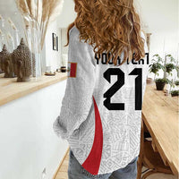 Peru Football Custom Women Casual Shirt La Bicolor Arriba Peru