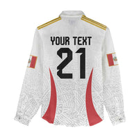 Peru Football Custom Women Casual Shirt La Bicolor Arriba Peru