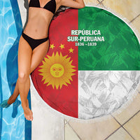 Republic of South Peru Beach Blanket Version 1836 - 1839