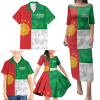 Republic of South Peru Family Matching Puletasi and Hawaiian Shirt Version 1836 - 1839