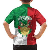 Republic of South Peru Family Matching Summer Maxi Dress and Hawaiian Shirt Version 1836 - 1839