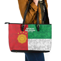 Republic of South Peru Leather Tote Bag Version 1836 - 1839