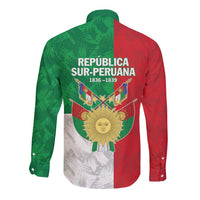 Republic of South Peru Long Sleeve Button Shirt Version 1836 - 1839