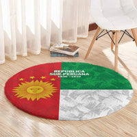 Republic of South Peru Round Carpet Version 1836 - 1839
