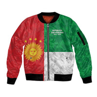 Republic of South Peru Sleeve Zip Bomber Jacket Version 1836 - 1839