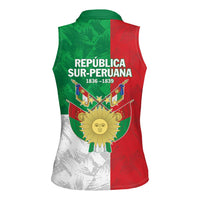 Republic of South Peru Women Sleeveless Polo Shirt Version 1836 - 1839