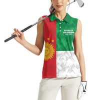 Republic of South Peru Women Sleeveless Polo Shirt Version 1836 - 1839