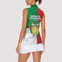 Republic of South Peru Women Sleeveless Polo Shirt Version 1836 - 1839