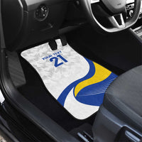 Uruguay Football Custom Car Mats La Celeste Sol de Mayo Motif LT9