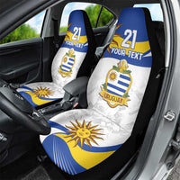 Uruguay Football Custom Car Seat Cover La Celeste Sol de Mayo Motif