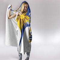 Uruguay Football Custom Hooded Blanket La Celeste Sol de Mayo Motif LT9
