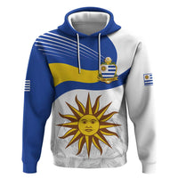 Uruguay Football Custom Hoodie La Celeste Sol de Mayo Motif