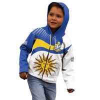 Uruguay Football Custom Kid Hoodie La Celeste Sol de Mayo Motif