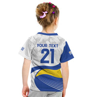 Uruguay Football Custom Kid T Shirt La Celeste Sol de Mayo Motif