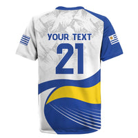 Uruguay Football Custom Rugby Jersey La Celeste Sol de Mayo Motif