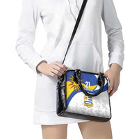 Uruguay Football Custom Shoulder Handbag La Celeste Sol de Mayo Motif LT9