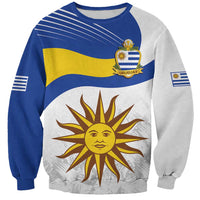 Uruguay Football Custom Sweatshirt La Celeste Sol de Mayo Motif