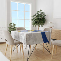 Uruguay Football Custom Tablecloth La Celeste Sol de Mayo Motif LT9