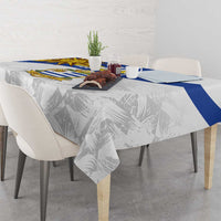 Uruguay Football Custom Tablecloth La Celeste Sol de Mayo Motif LT9