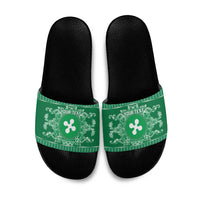 Personalized Italy Lombardy Slide Sandals Baroque Motif