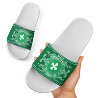 Personalized Italy Lombardy Slide Sandals Baroque Motif