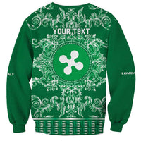 Personalized Italy Lombardy Sweatshirt Baroque Motif