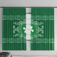 Personalized Italy Lombardy Window Curtain Baroque Motif