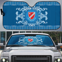 Personalized Italy Molise Auto Sun Shade Baroque Motif