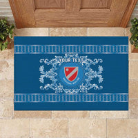 Personalized Italy Molise Rubber Doormat Baroque Motif